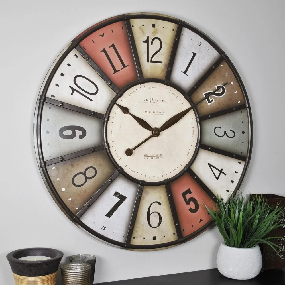 Color Motif Wall Clock, 27