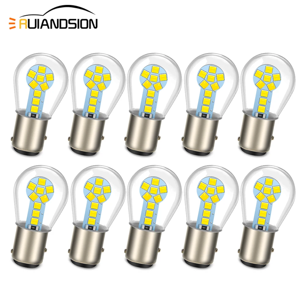 

Светодиодные сигнальные лампы P21W 1156 BA15S, 1157 BAY15D, P21/5W для Chevrolet, универсальные, 12В, поворотники, задние фонари, стоп-сигналы, белый, красный, желтый