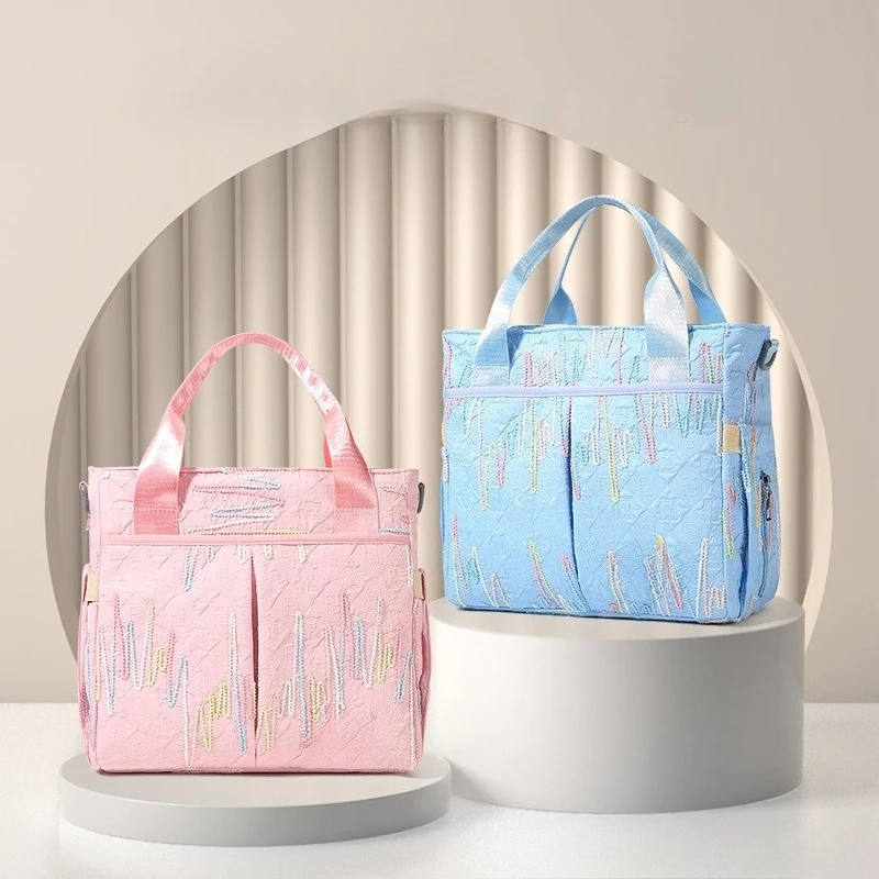 

New Mommy Bag Handbag Large Capacity Shoulder Cross Carrying Mommy Bag Portable Maternity and Child Bag for Going Out