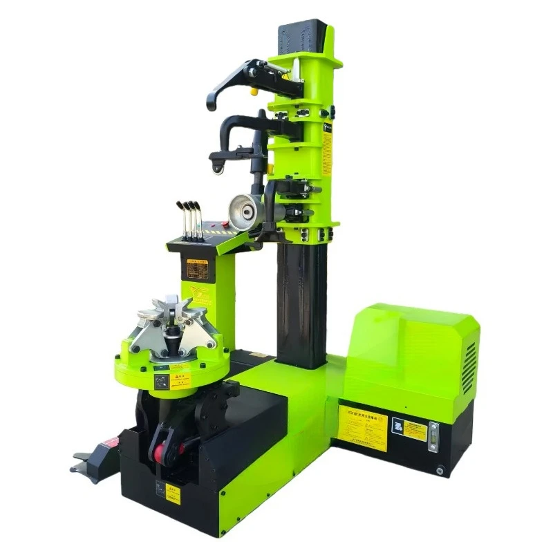 Automatic cart vacuum tire pick-up machine disassembly and assembly machine