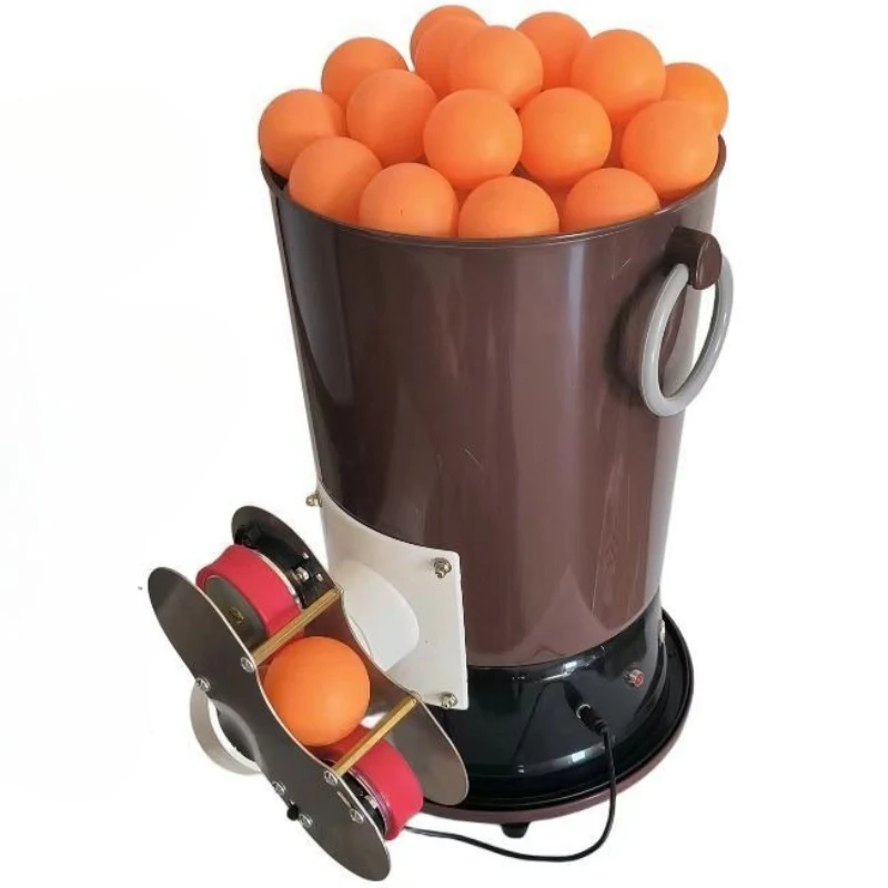 Adjustable Table Tennis Serve Machine Large Capacity Ping Pong Pitching Machine Durable Ball Trainer Portable Balls Equipment