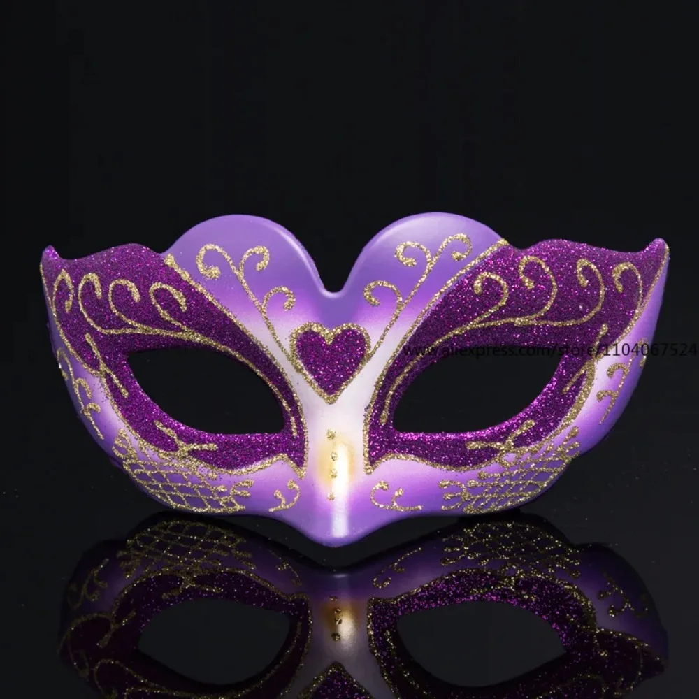 Neue europäische und amerikanische Halloween-Halbgesichtsmasken für Kinderaufführungen, Feiertagsfeiern, Partys und Kleinkindtänze