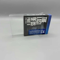 Transparent Clear Box for PS4 for The Last of Us Part II Special Edition PET Plastic Storage box Display Box