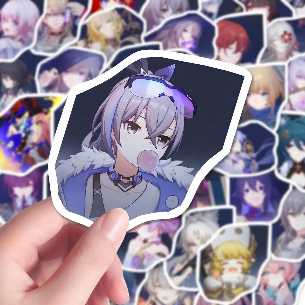 54 шт. Honkai: Star Rail Acheron аниме наклейки мультфильм граффити наклейки шлем скейтборд ноутбук украшение мотоцикла подарок