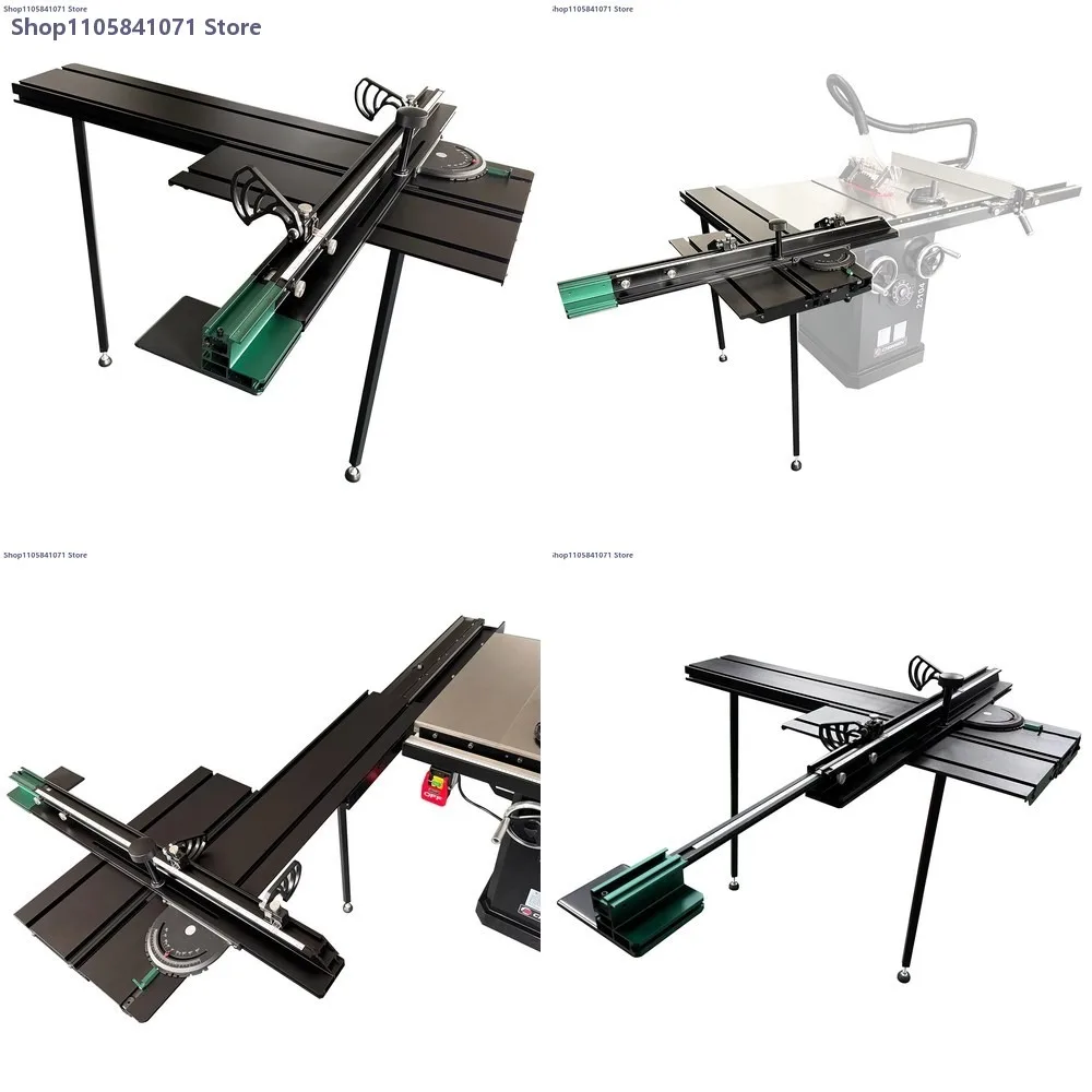 Sliding Table Saw Attachment Woodworking Guide for Table Saw & Spindle Moulder Precision Cutting