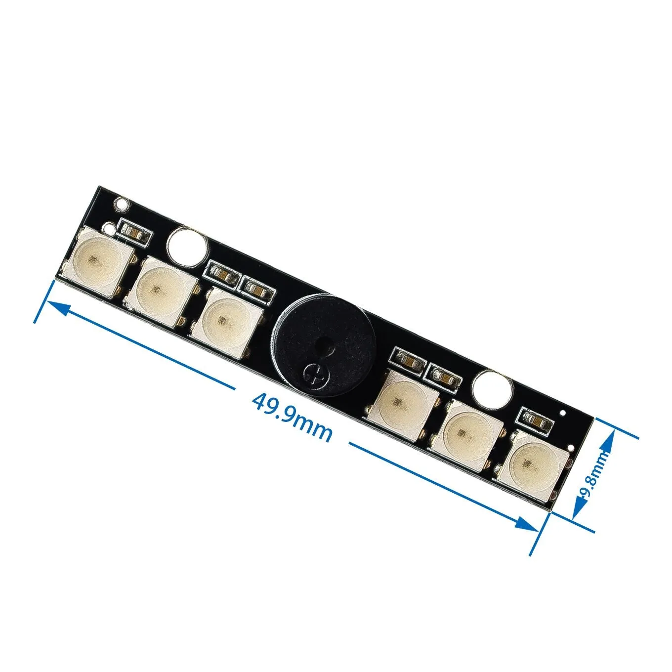 WS2812B LED & 5V Active Buzzer 6*RGB Chips LED Indicator For NAZE32 Skyline32 Flight Control