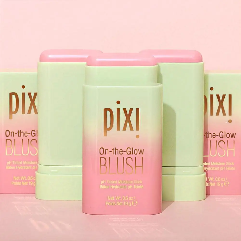 PIXI أحمر الخدود المتدرج كريم أحمر الخدود عصا الأحمر والوردي ترطيب الشفاه الخد ثنائي الغرض ماتي أحمر الخدود ألوان متعددة من ماكياج
