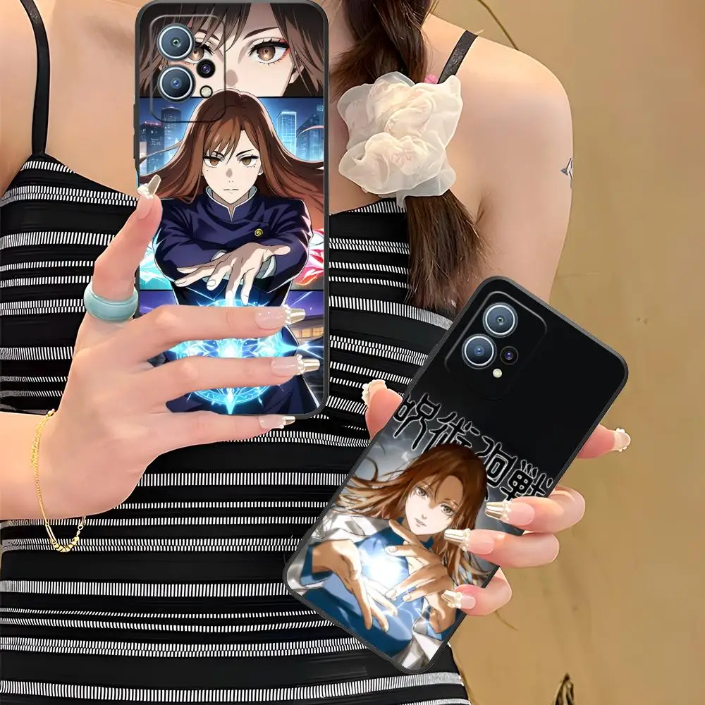 

Jujutsu Kaisen Shoko Leiri Phone Case for Huawei P60 P50 P40 P30 P20 P10 P9 P8 Pro Lite Plus Black Smartphone Luxury Cellphones