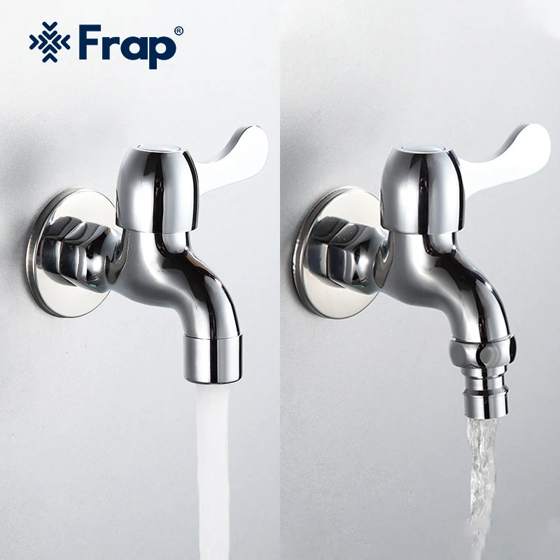Frap Brass Outdoor Bibcock Washing Machine Mop Tap Garden Watering Fitting Faucet Adapter torneiras Bathroom Faucet