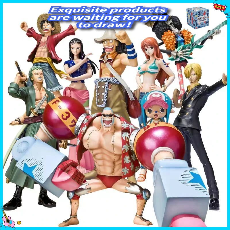 

Цельная слепая коробка, аниме-фигурка, коллекционная игрушка Луффи Зоро, Эйс Шанкс, Рэйлейг, случайная тайна, коробка-сюрприз, золотая и лучшая коробка