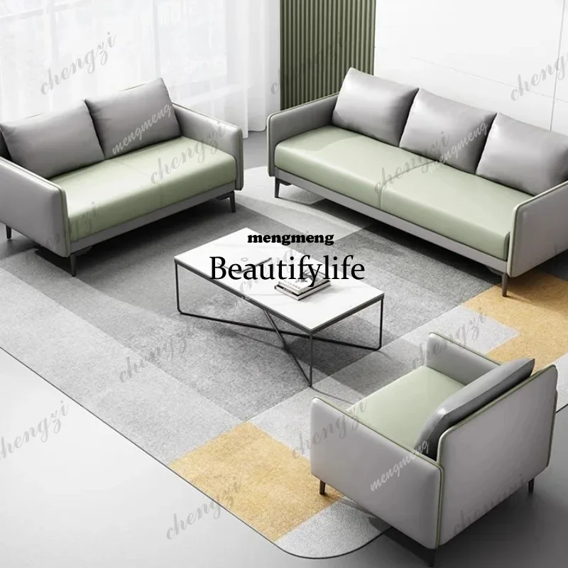Sofás de Oficina Cómodos con Respaldo d5556, Sofás de Oficina de Lujo Ligero para Descansar, Muebles de Oficina de Alta Estética Gado Mai Matasa