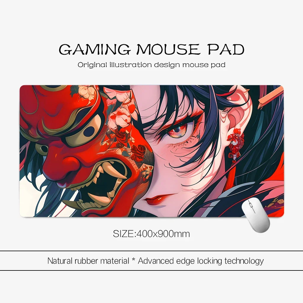 

40x90cm large lockedge gaming mouse pad Multi-model rubber non-slip desk mat laptop protection mats Computer accessories XXL