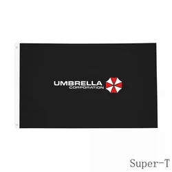 Umbrella Corporation Flag Indoor Outdoor Banner 2 Grommets Decoration Double Sided 2x3 3x5 4x6 FT Flags