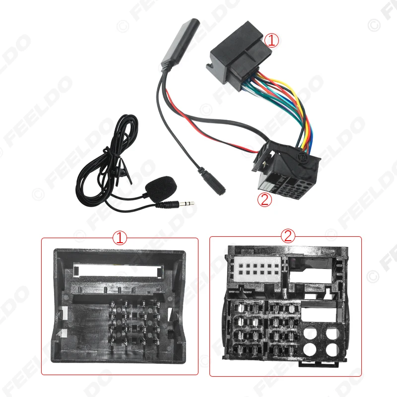 Car 5.0 Bluetooth Module AUX-in Audio MP3 Music Adapter For Mercedes Comand APS NTG CD20 30/50 Stereo Wire Harness With Micphone