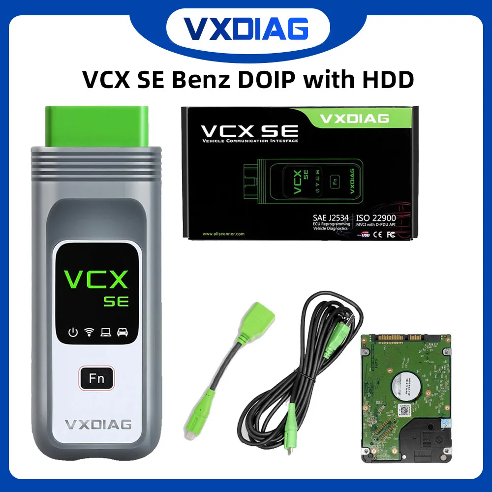 

VXDIAG VCX SE for Benz with Software HDD Support Offline Coding and Doip Open Donet License for Free