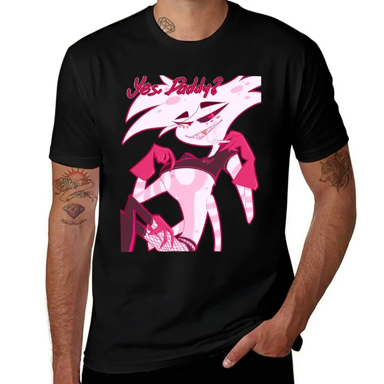 Angel Dust - Yes Daddy? T-Shirt Thanksgiving Casual Tee T-Shirt