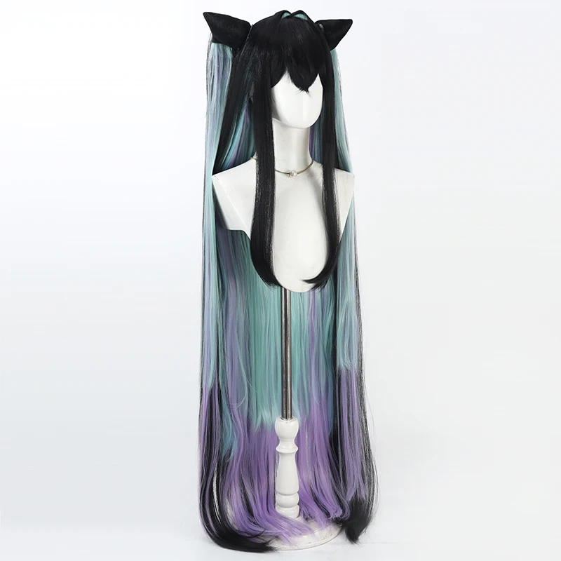 Anime NIKKE: La Dea della Vittoria Sirenetta Cos Parrucca Cosplay Halloween Party Prop Fibra resistente al calore per capelli sintetici