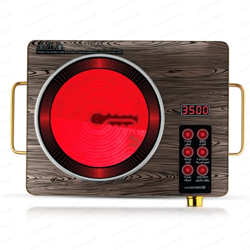 European standard electric ceramic stove household multi-functional high-power stir-fried hot pot light wave induction cooker