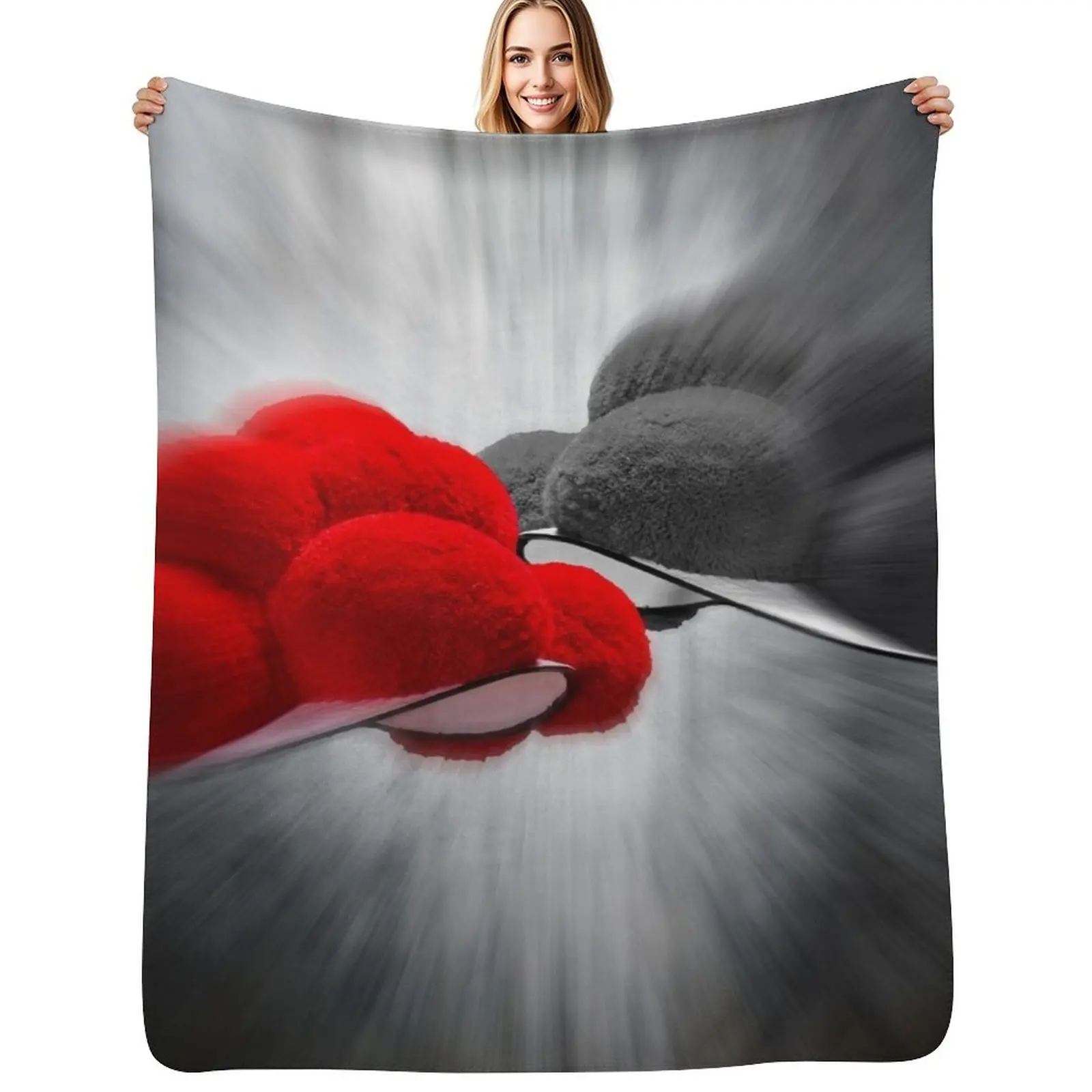

Black Forest Bollen Hats ART 8.0 Throw Blanket Flannel Luxury Designer Blankets