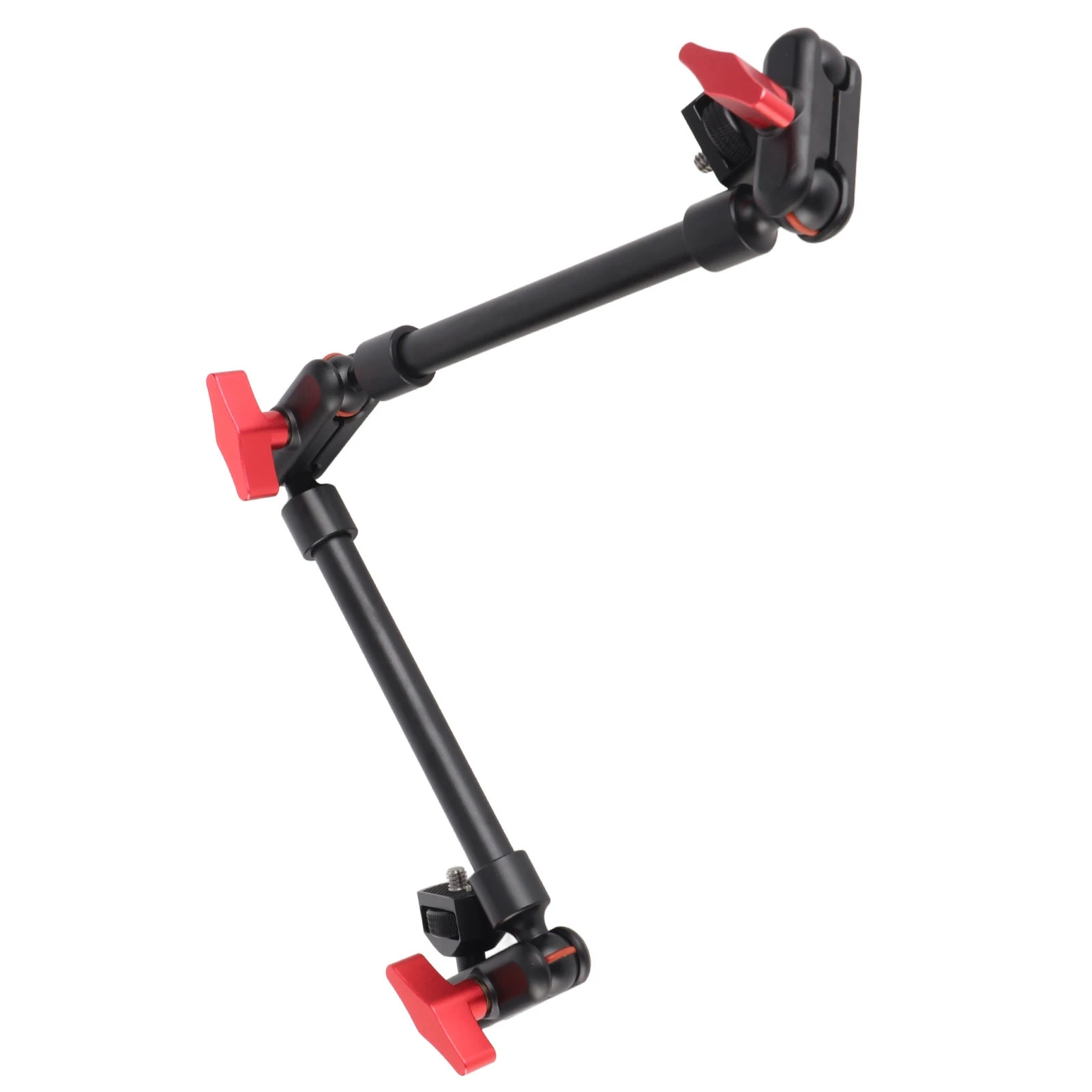 Articulating Arm 22 Inch 1/4in Screw Double Ball Head Multi Angle Adjustable Extension Rod for Phone Camera Double Ballhead Arm