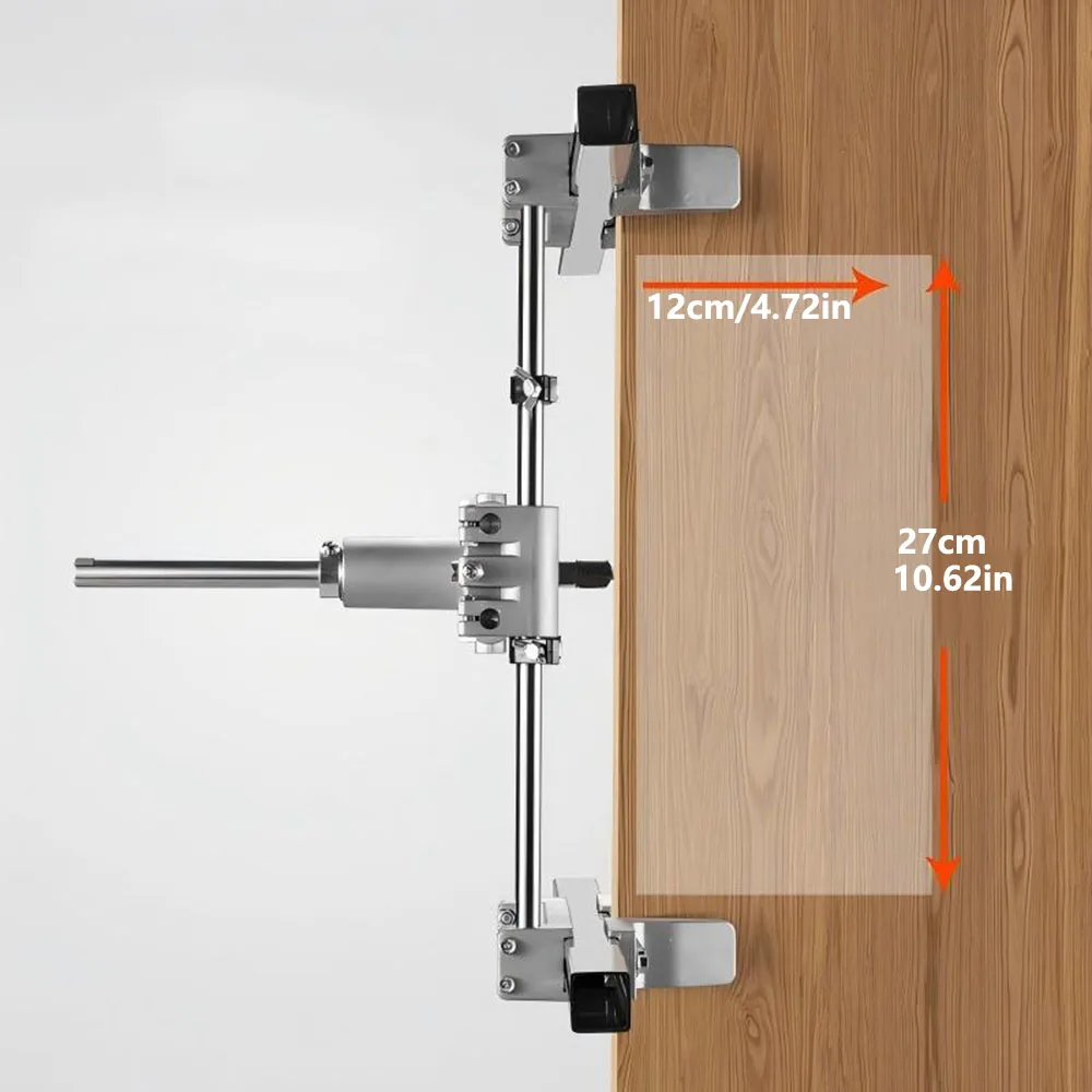 1Set Wooden Door Lock Fixing Drilling Tools, For Door Frame installed, Hinge Hole Opener, Hinge Positioning slotting Tools