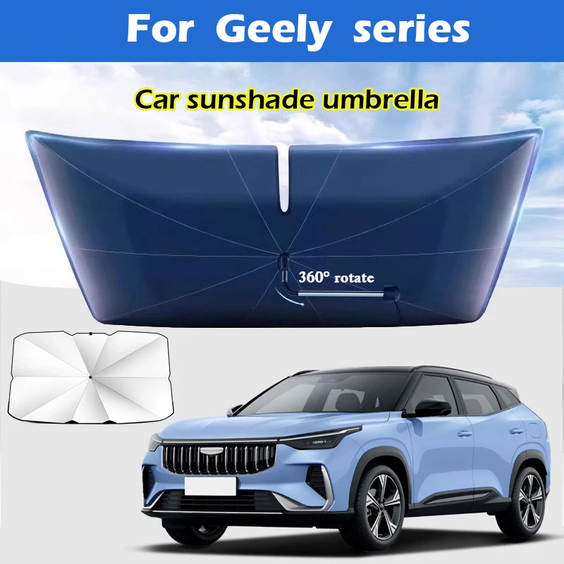 

Car Sunshade Umbrella Front Windshield UV Protector For Geely Monjaro Xingyue L Preface Boyue Emgrand Haoyue Panda Binrui Binyue