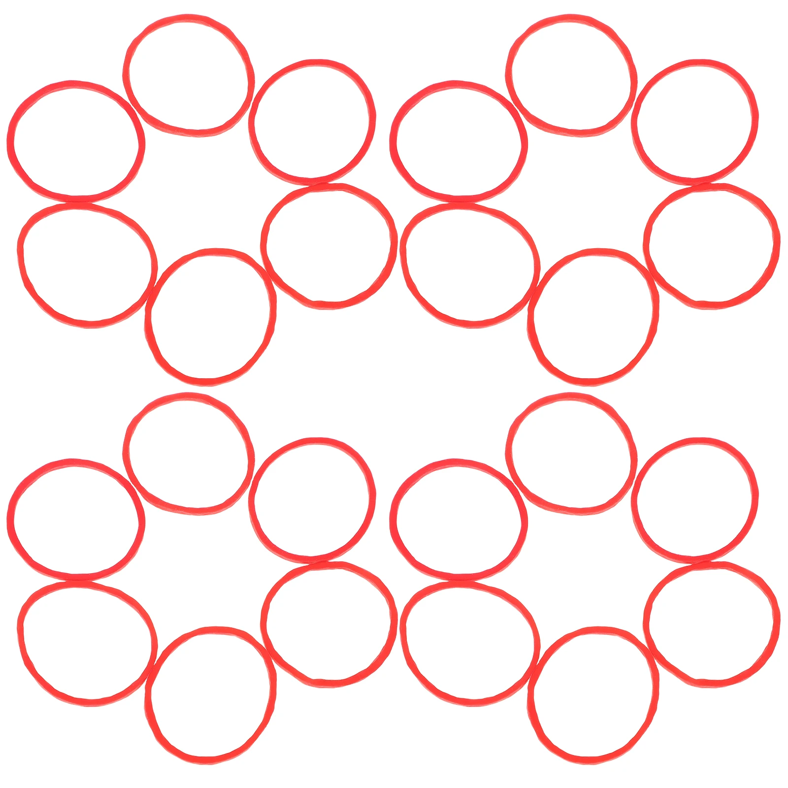 

High Temperature Resistant Rubber Bands Silicone Mini Hair Tools for Styling Heavy Duty Elastic Band Wide Children Small Ties