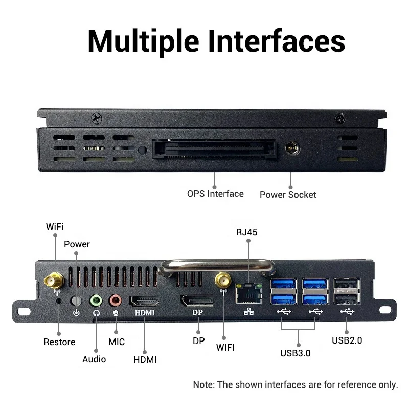 Wholesale 80-pin socket mini computer window 7 10 black operation interactive tablet smart whiteboard