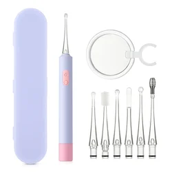 Ear Cleaner Baby Ear Wax Removal Tool Flashlight Earpick Ear Cleaning Earwax Remover Kids Luminous Ear Curette Light Spoon Set