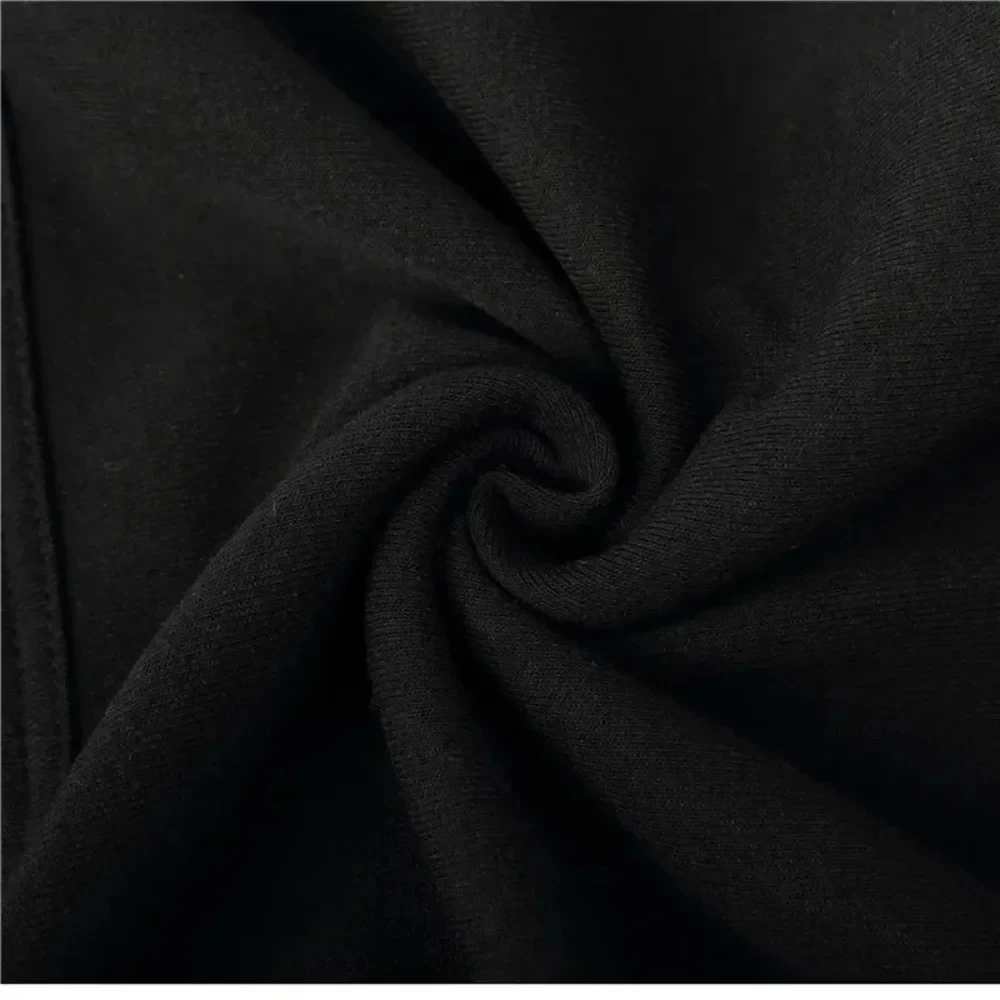 Damska bluza na jesień 2025, gładka, z okrągłym dekoltem, luźna, oversize, unisex, wygodna, codzienna bluza w stylu streetwear.