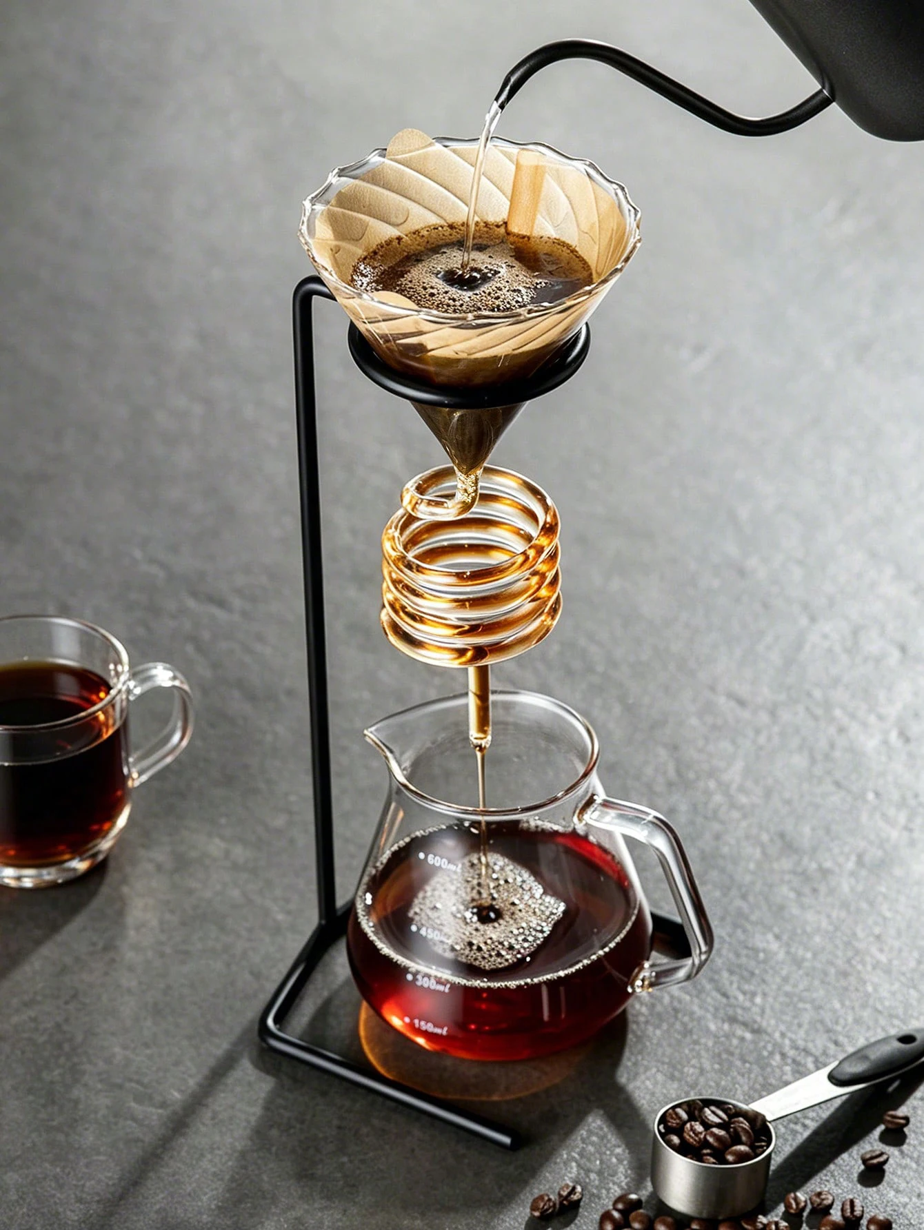 Soporte de metal vintage para  - Coffee Tea Stand reseña y precio