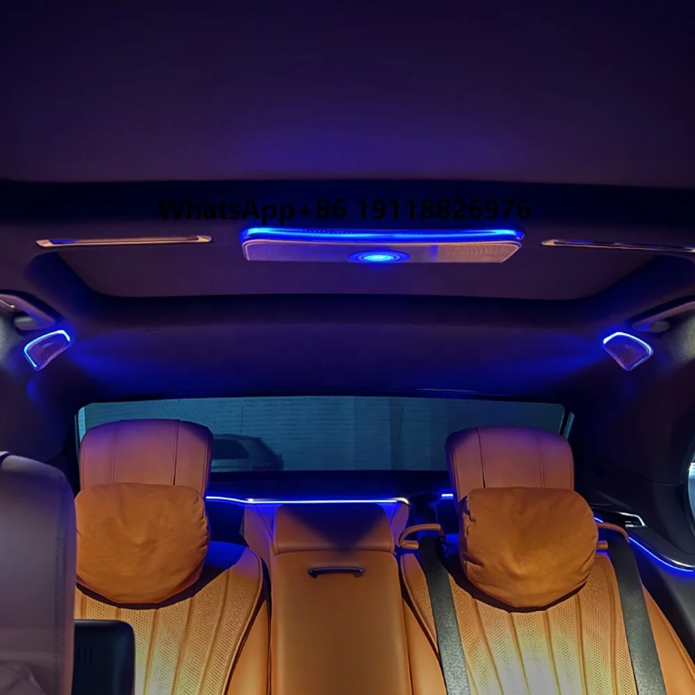 

3pcs 64 Colors LED Car Ceiling Speaker Roof Speakers Ambient Light for Mercedes S-class W223