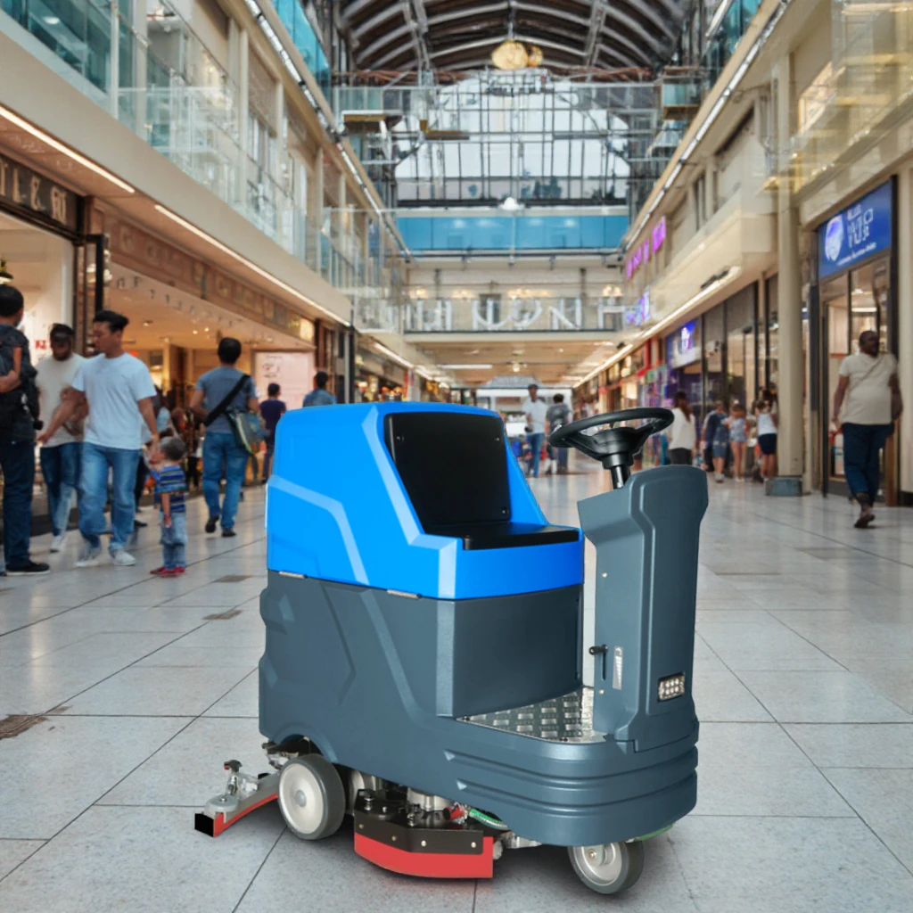 Inclusive Motor Pump Easy Maintenance New Home Hotel Cleaning Equipment Floor Sweepers 24V Electric Ride-On Floor Scrubber