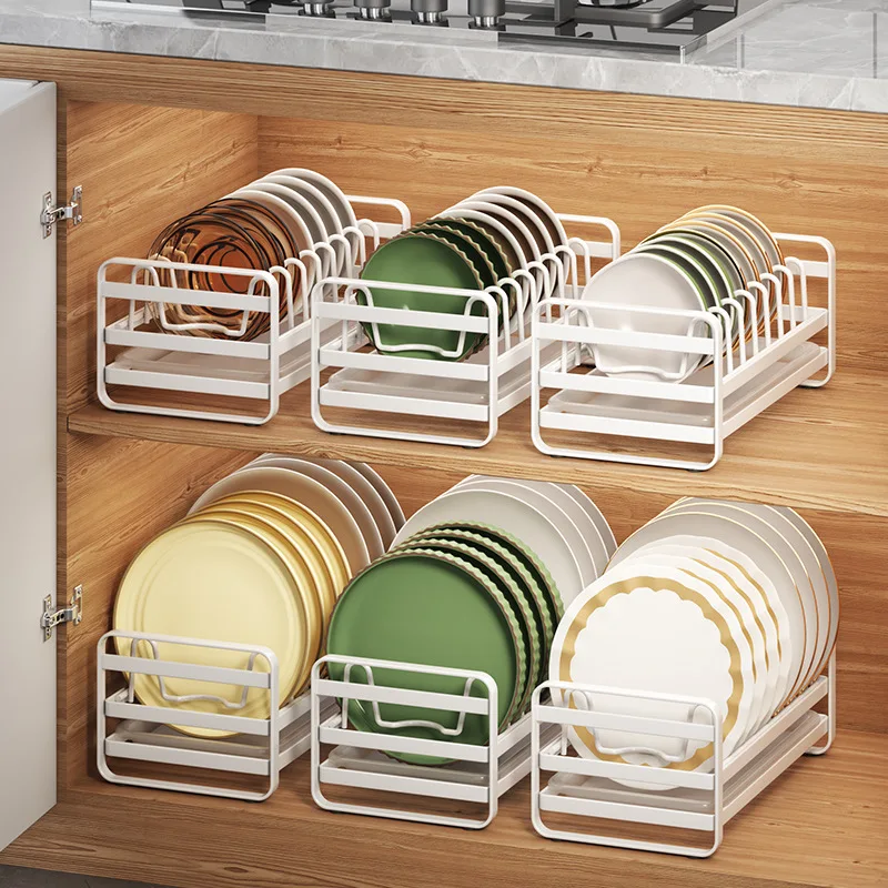 

Carbon steelkitchen pull-out bowl rack stainless steel cabinet drawer bowl rack drainage storage rack