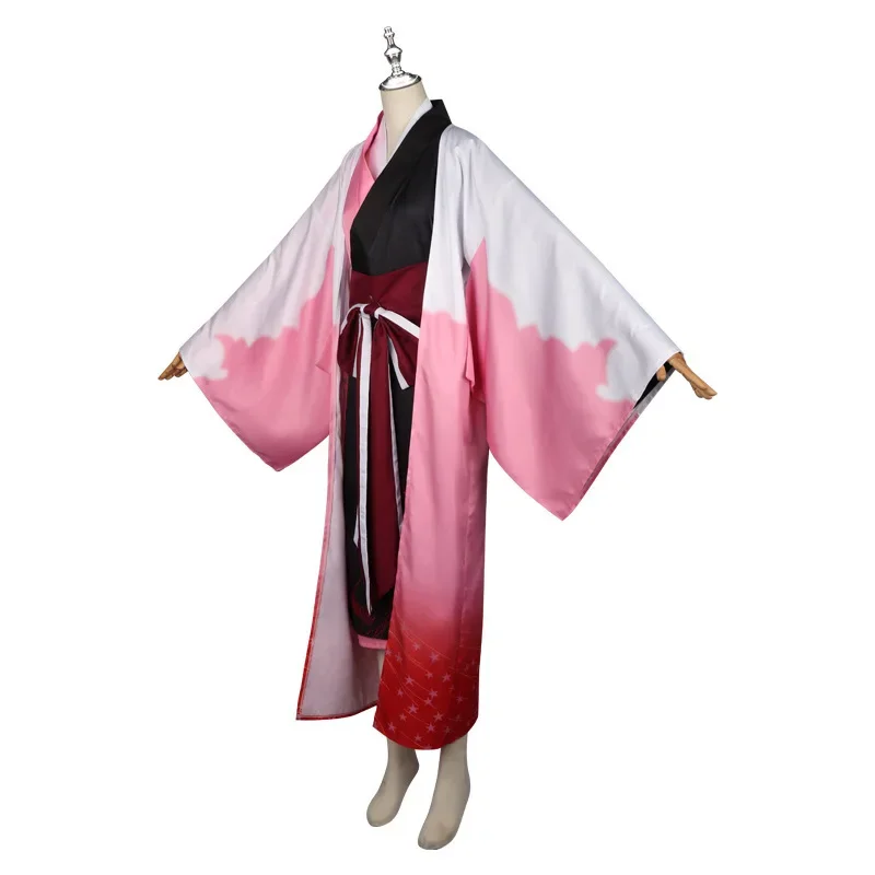 Ozaki Kouyou Cosplay Costume Koyo Japanese Anime Red Printing Kimono Women Carnival Party Suit