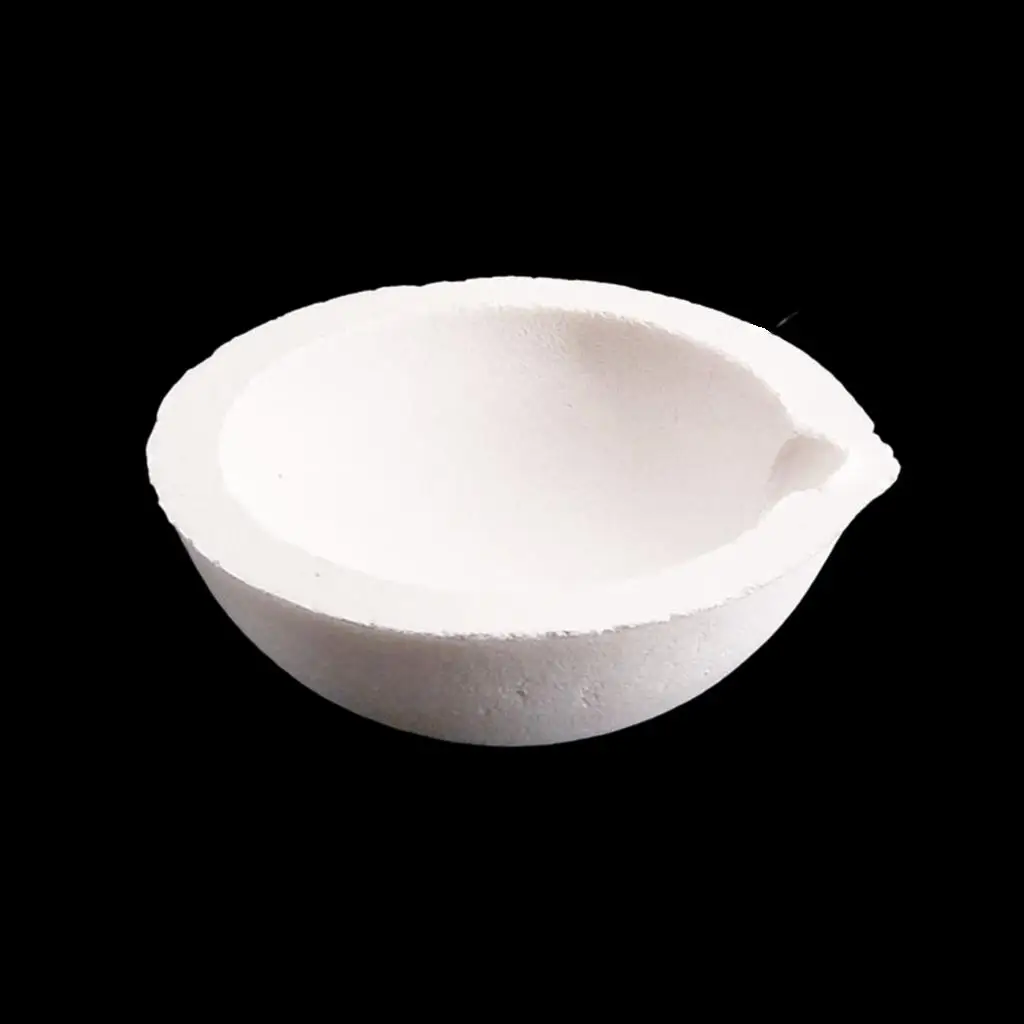 White Quartz Crucible High Temperature for Sliver Jewelry Casting Container