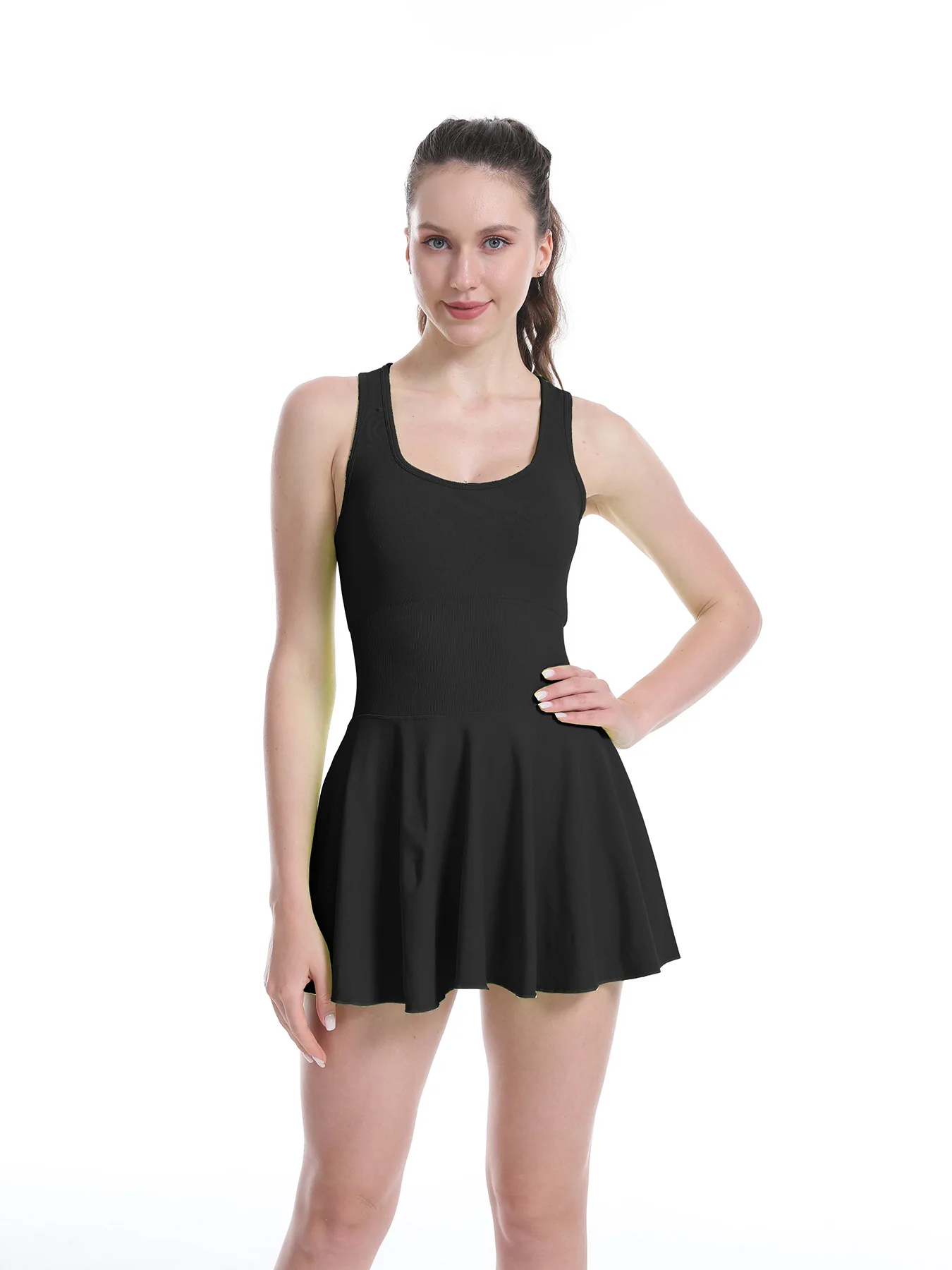 2025, Damen-Yoga-Overall, ärmellos, Sport-Tenniskleid, elegante Kleider, Outdoor, Laufen, Fitness, Sportbekleidung, Sommer – Detail 6