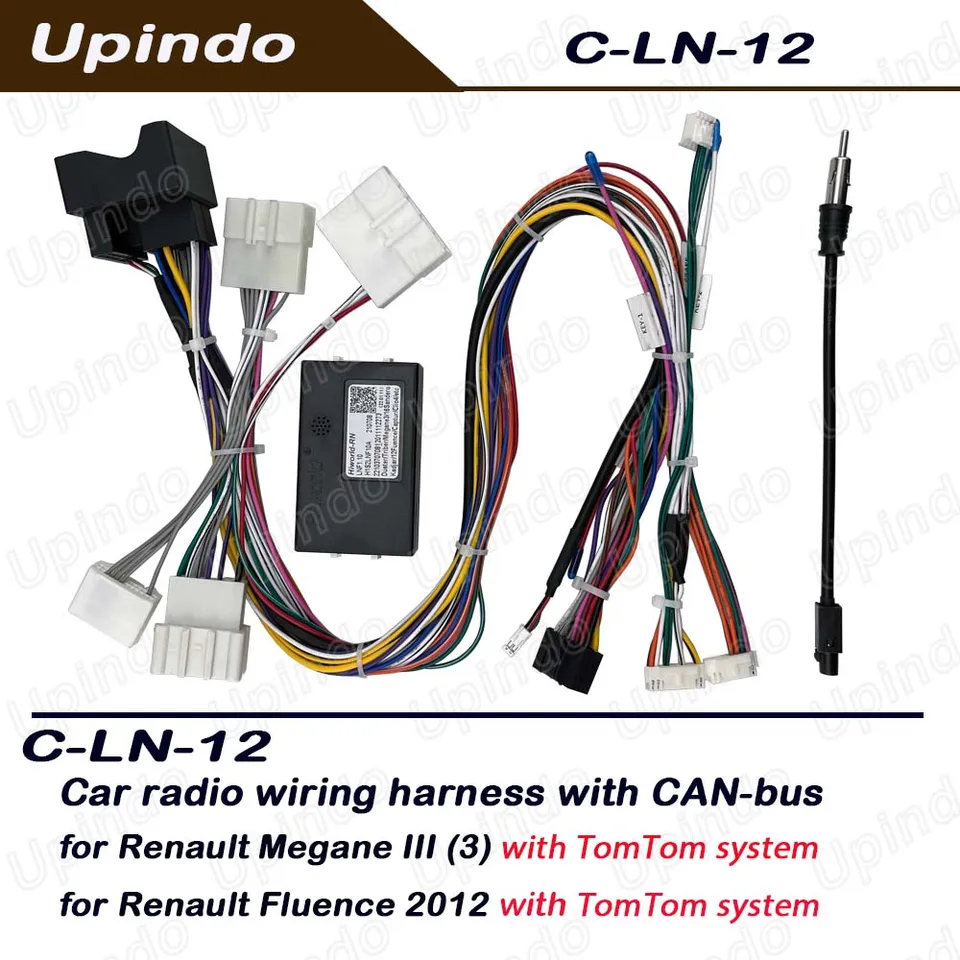 Android Car Stereo Wiring Harness Adapter CAN-Bus Plug & Play