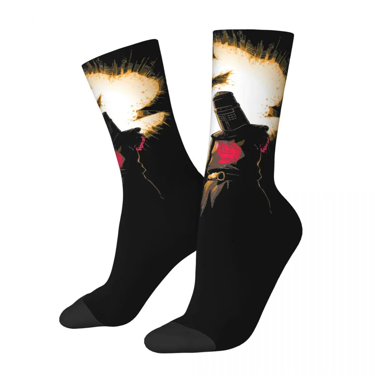 Men Women Monty Python The Black Knight Boar Socks Soft Casual Killer Rabbit Socks Product Middle Tube Socks Little Small Gifts