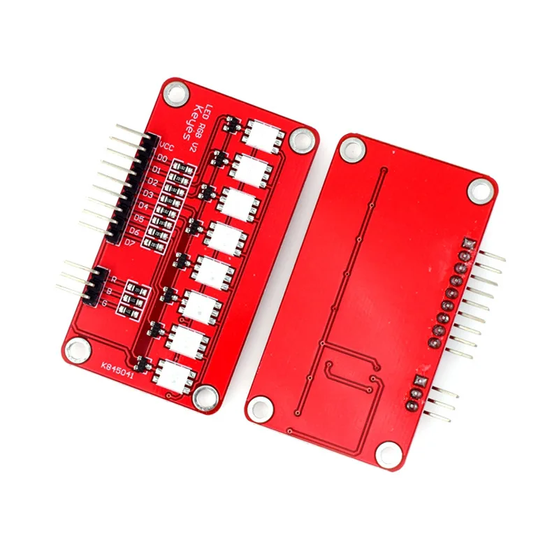 Módulo de luz de flujo LED a todo color 5050 RGB/microcontrolador Tablero rojo de robot de luz de flujo