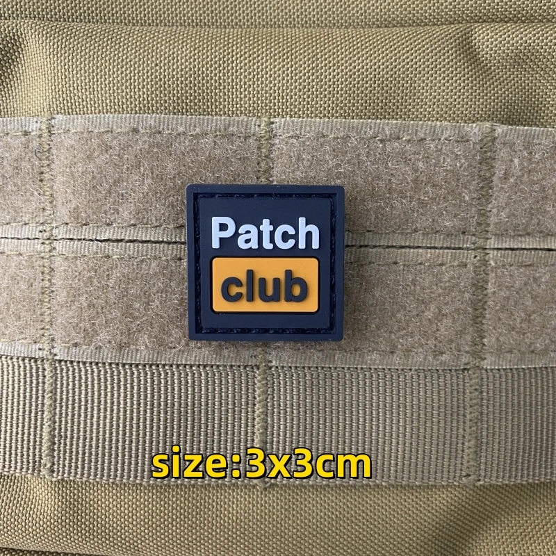 Oeteldonk Emblem 2024 Cigarette PVC Hook & Loop Patch Somke Armband Tactical Backpack Stickers Personality Creative Morale Badge