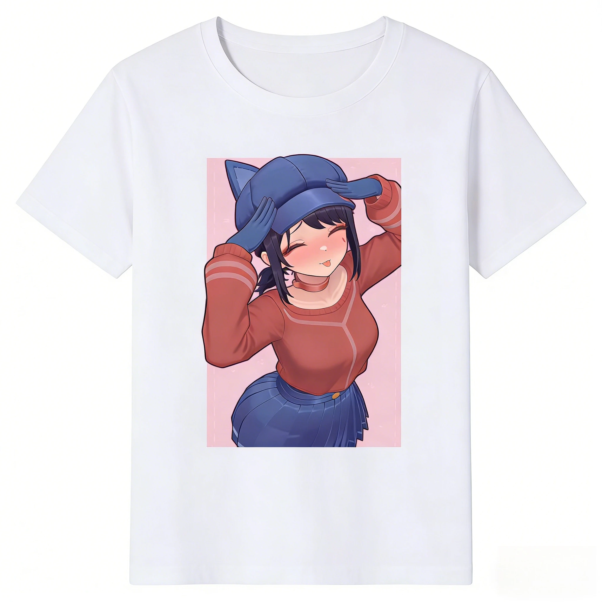 

Футболка M-MiSide Anime Game Mita с принтом, футболка из чистого хлопка для мужчин и женщин, унисекс, тяжелая хлопковая футболка с коротким рукавом