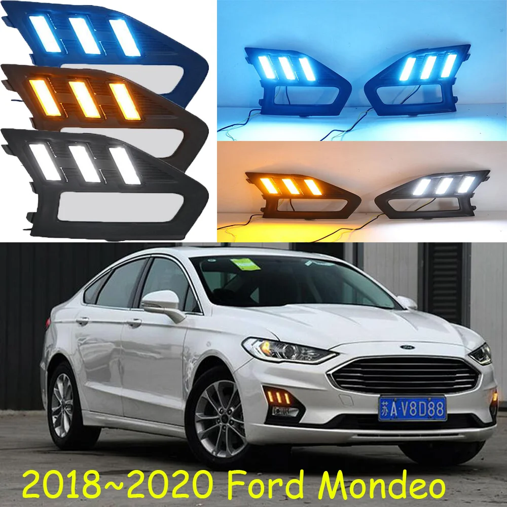 

Автомобильные аксессуары, бампер, фара для Ford Mondeo, противотуманная фара Fusion, светодиодная лампа 2018 ~ 2020y для Ford Mondeo, дневная фара