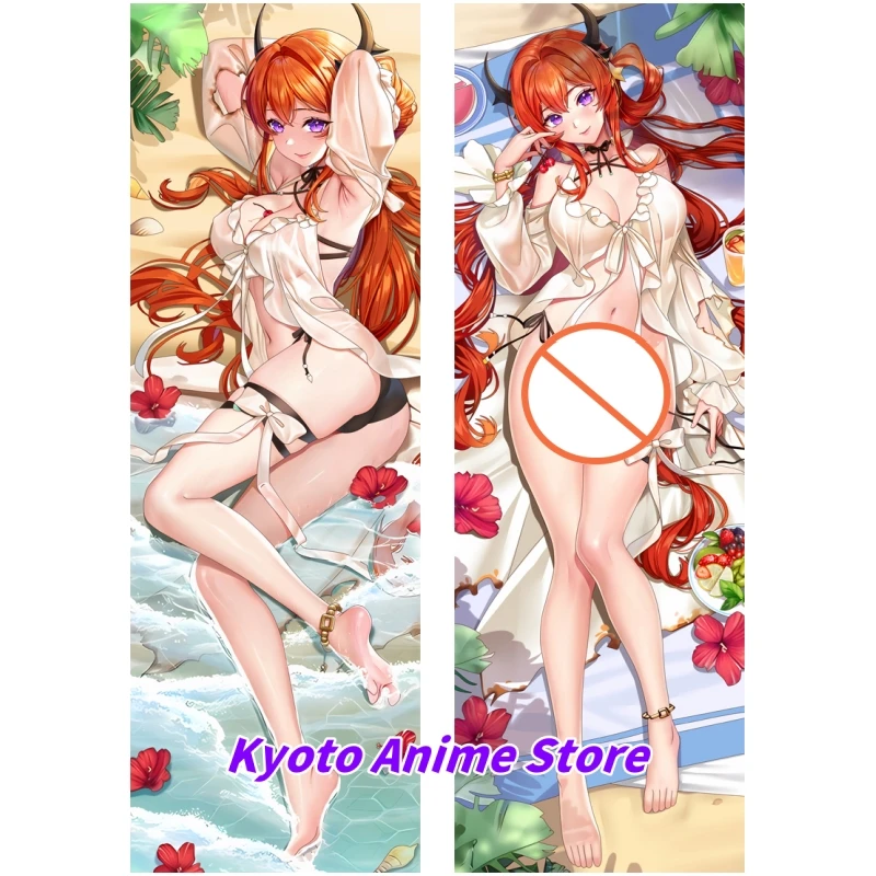 

Dakimakura Anime Pillow Case Arknights Surtr Double-sided Print Of Life-size Body Pillowcase Gifts Can be Customized