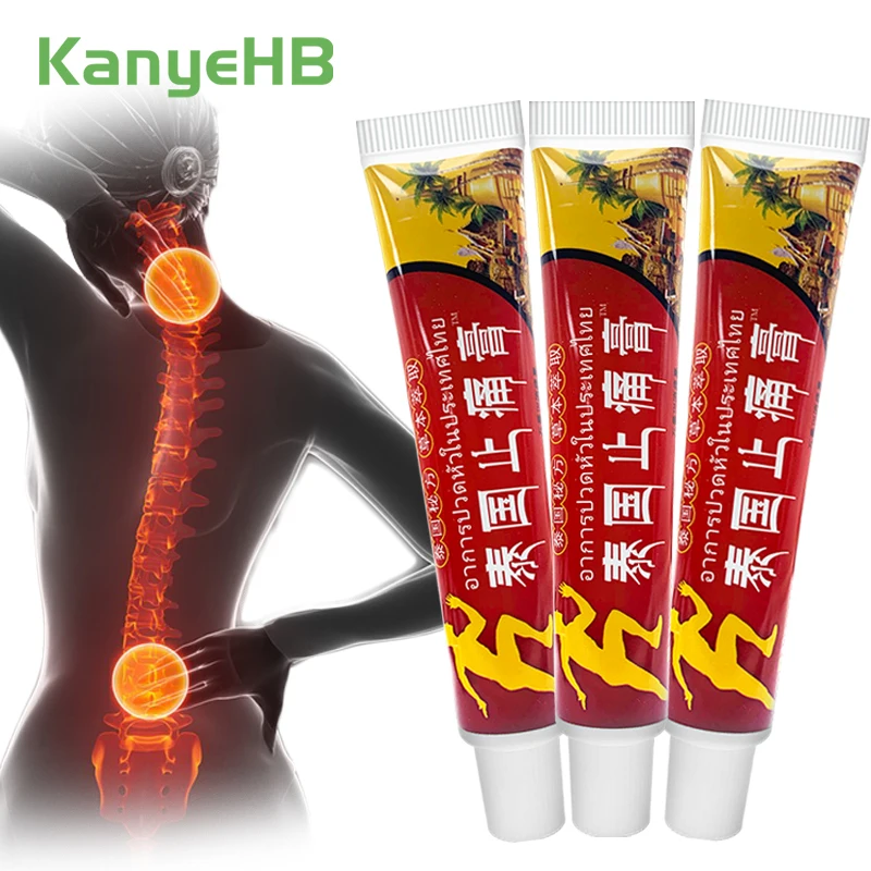 

3pcs Thailand Original Pain Relief Cream Rheumatism Arthritis Cervical Spondylosis Care Ointment Pain Relief Medical Cream A1265