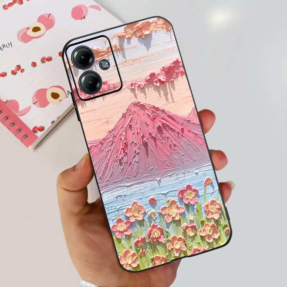 For Moto G14 2023 Case New Fashion Marble Cartoon Soft Cover For Motorola Moto G13 G23 G53 G73 Shockproof Bumper on MotoG14 Etui