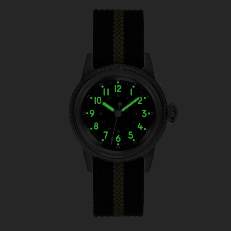 RDUNAE 2024 New Vintage Military Watch 2035 Movement Quartz K1 Mineral Glass Crystal Stainless Steel WaterproofMen Watches