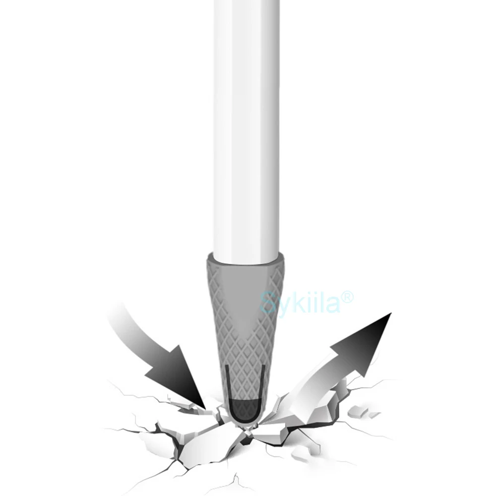 สําหรับ Apple ดินสอ 2 ฝาครอบ 1st 2nd Gen นุ่มสําหรับ iPad Pro Air กระเป๋าผู้ถือหมวกปากกา Stylus ซิลิโคนน่ารัก Nib อุปกรณ์เสริม