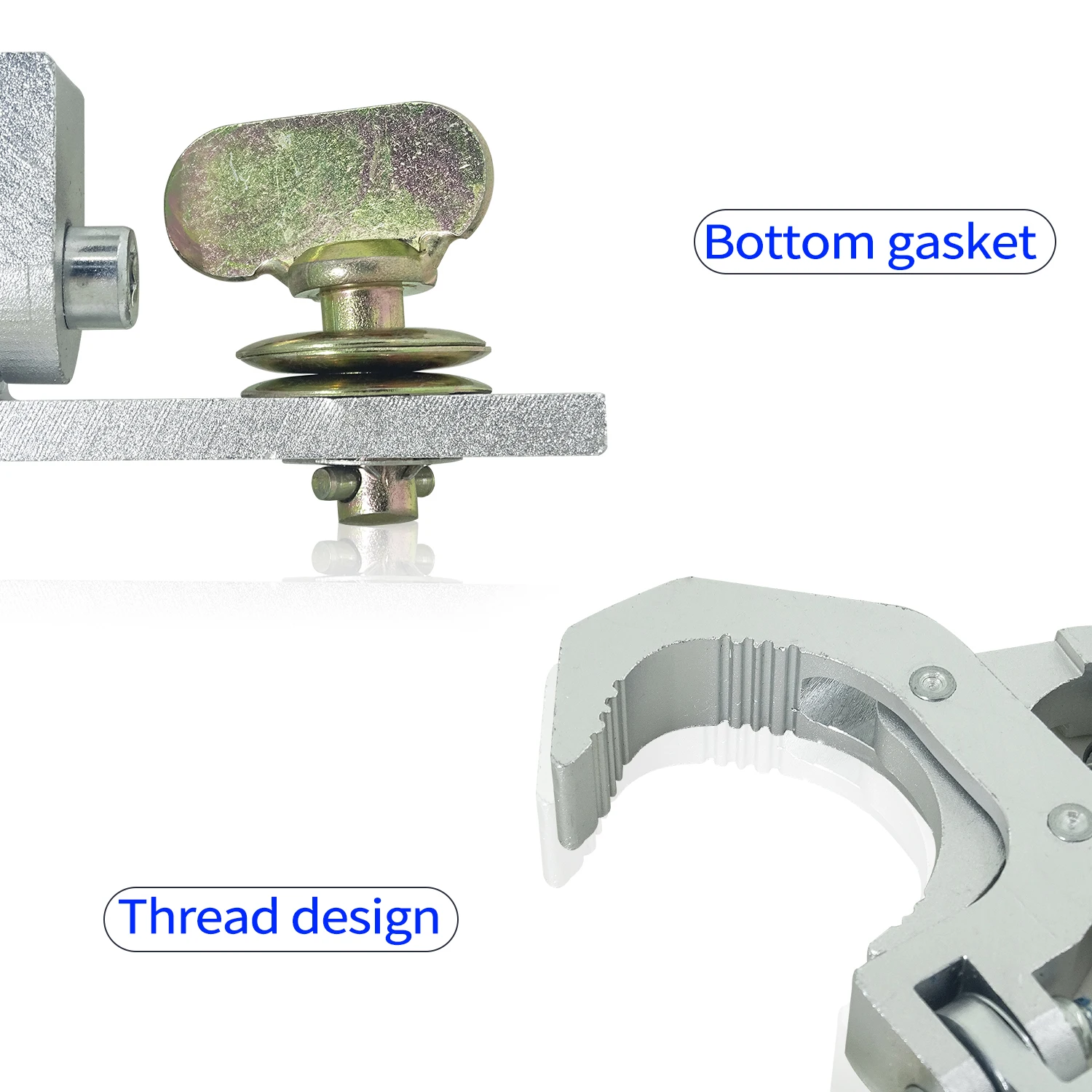 Cast aluminum lamp hook moving head lamp special maximum load-bearing 150KG suitable for pipe diameter 42-61MM