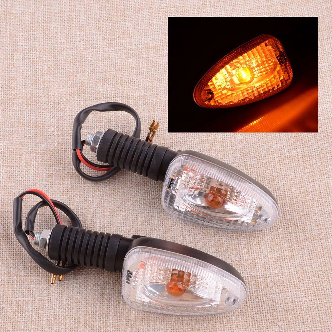 1 Pair Turn Signal Light Blinker Indicator Lamp Bulb Fit for BMW K1200RS K1200GT R1100GS R1100R R1150R R1150GS R850R R850GS New